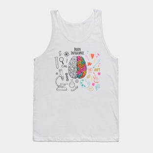 Brain Infographic T-Shirt Tank Top